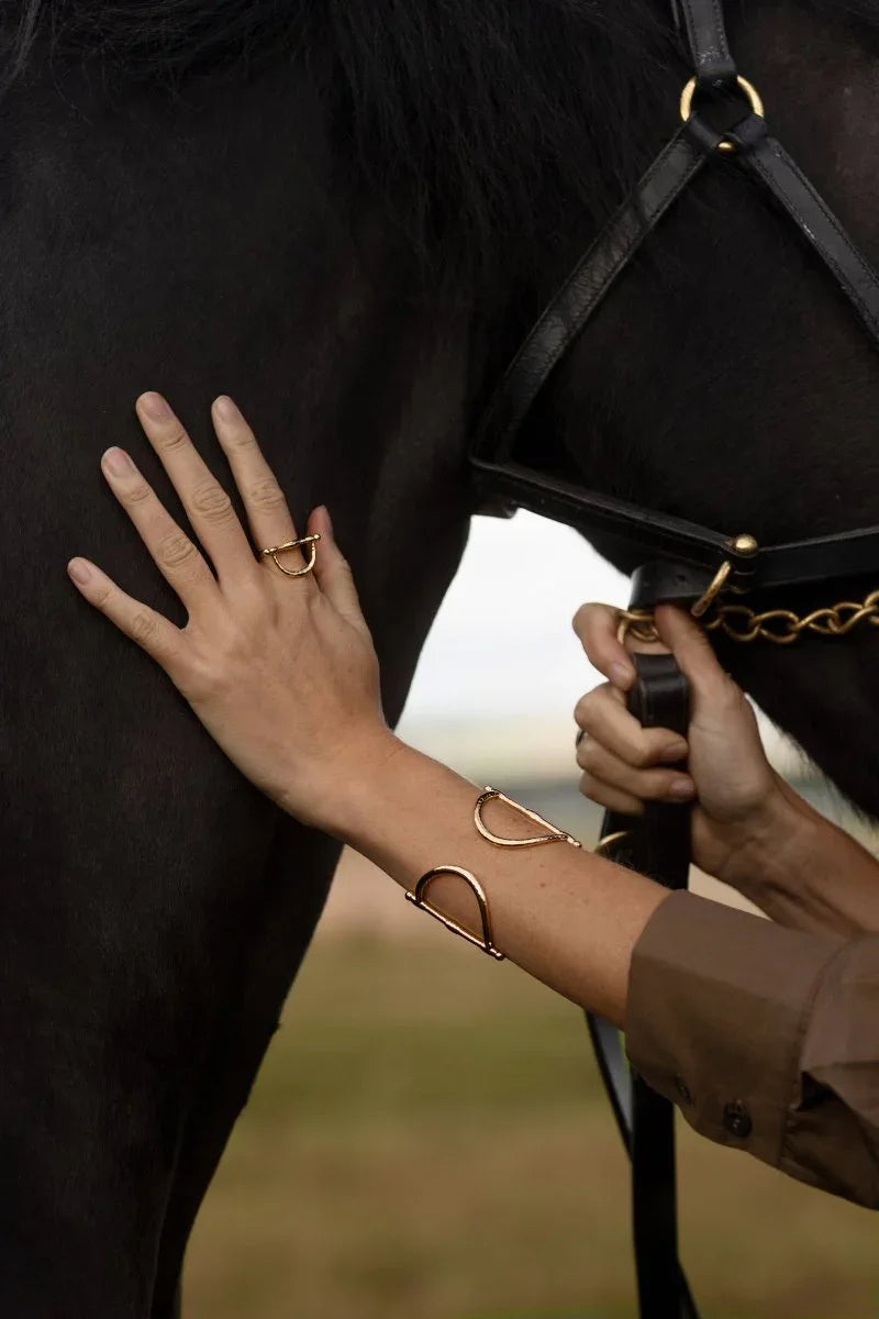 Cheval Bit Cuff, Silver - Anabel Aram