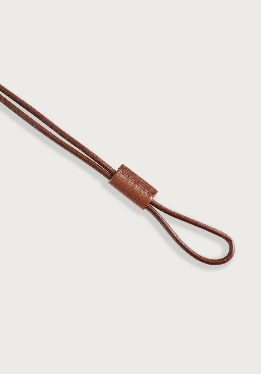 Cheval Leather Necklace, Silver - Anabel Aram
