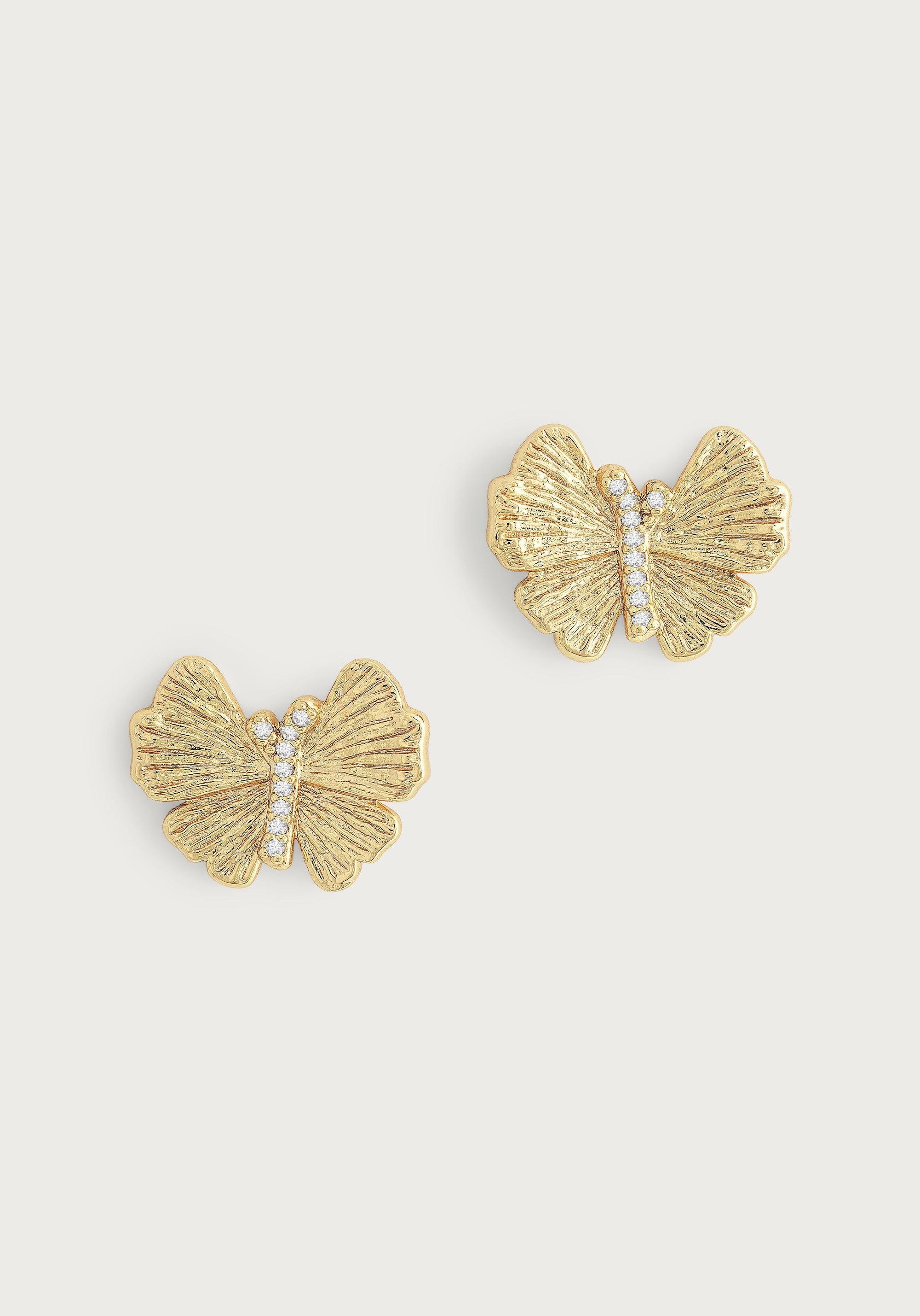 Butterfly Stud Earrings - Anabel Aram