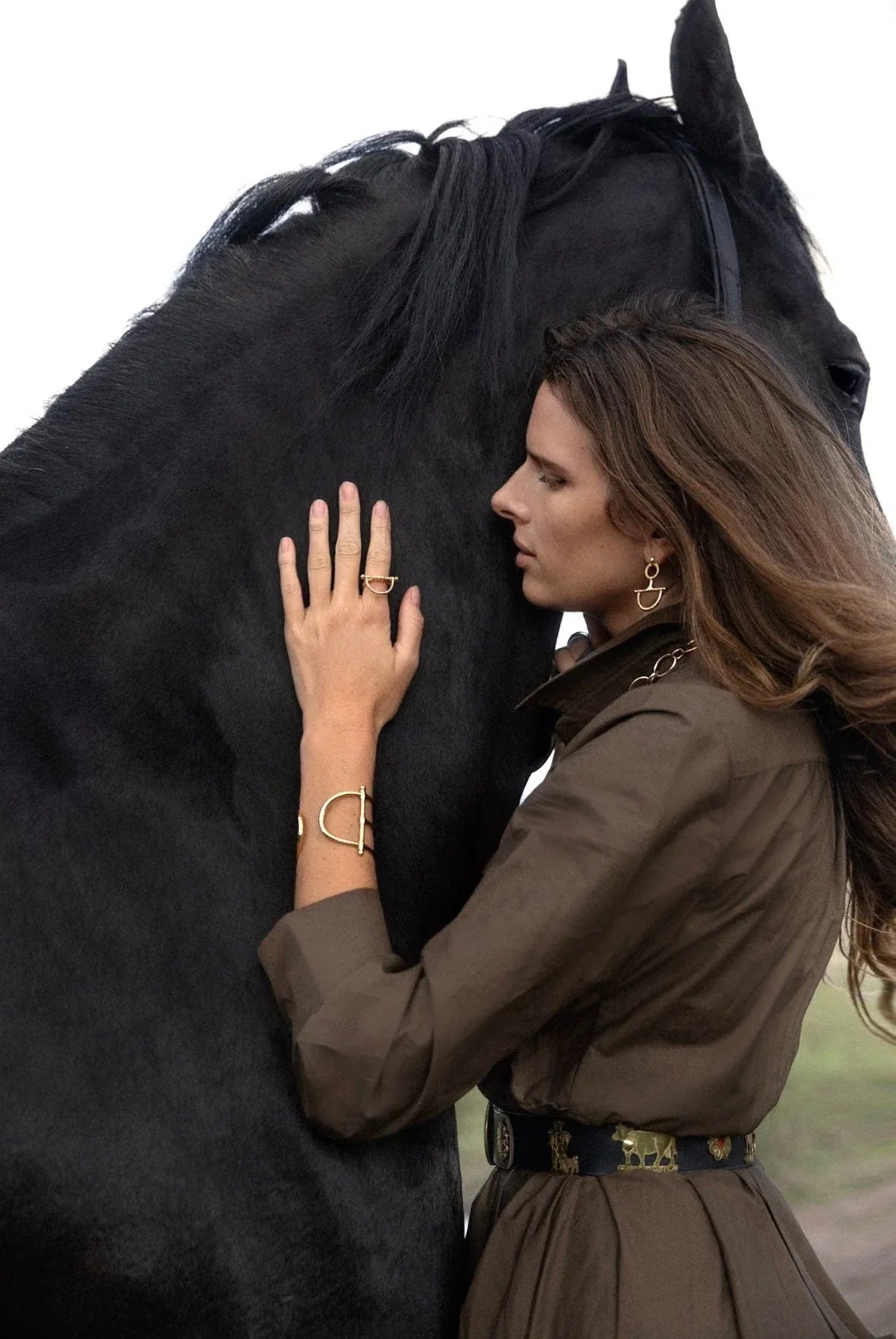 Cheval Bit Ring, Silver