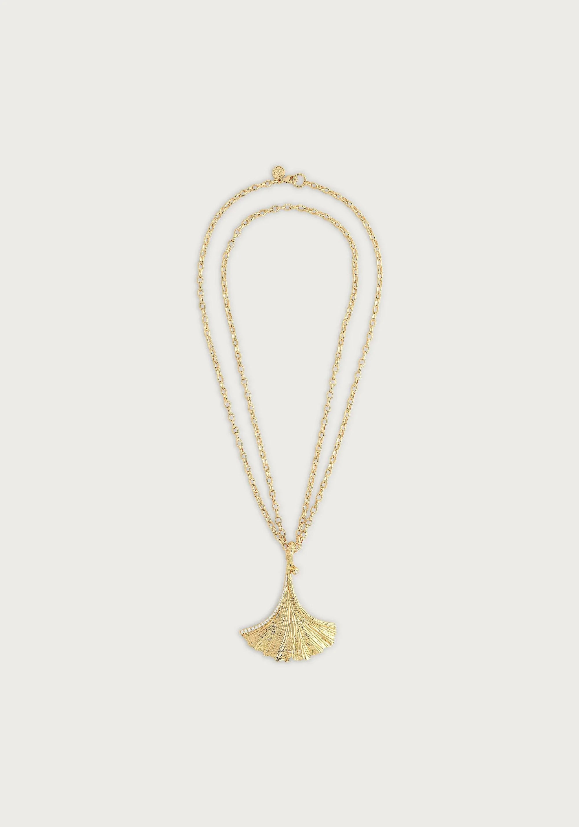 Ginkgo Pendant Necklace - Anabel Aram