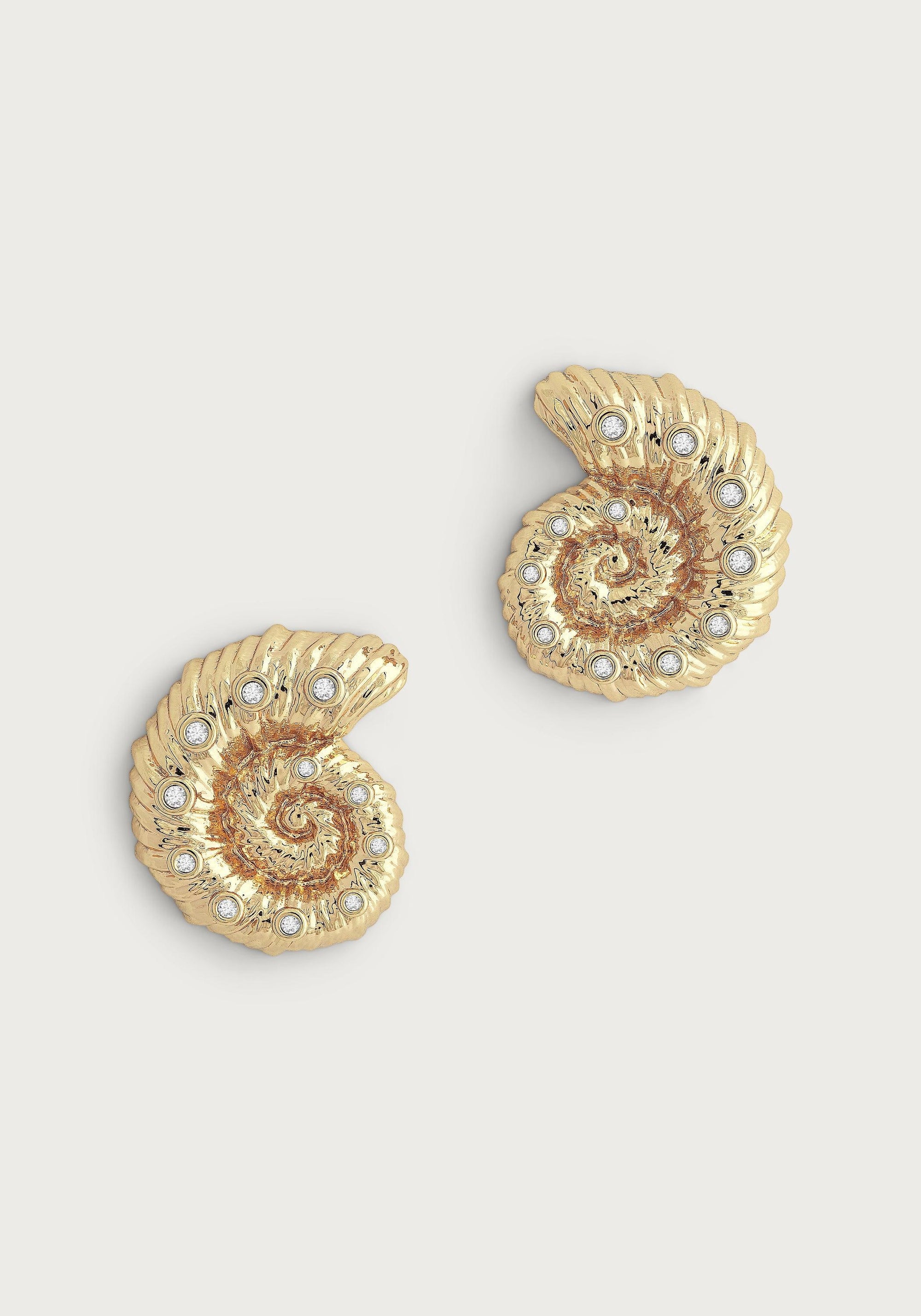 Shell Stud Earrings - Anabel Aram