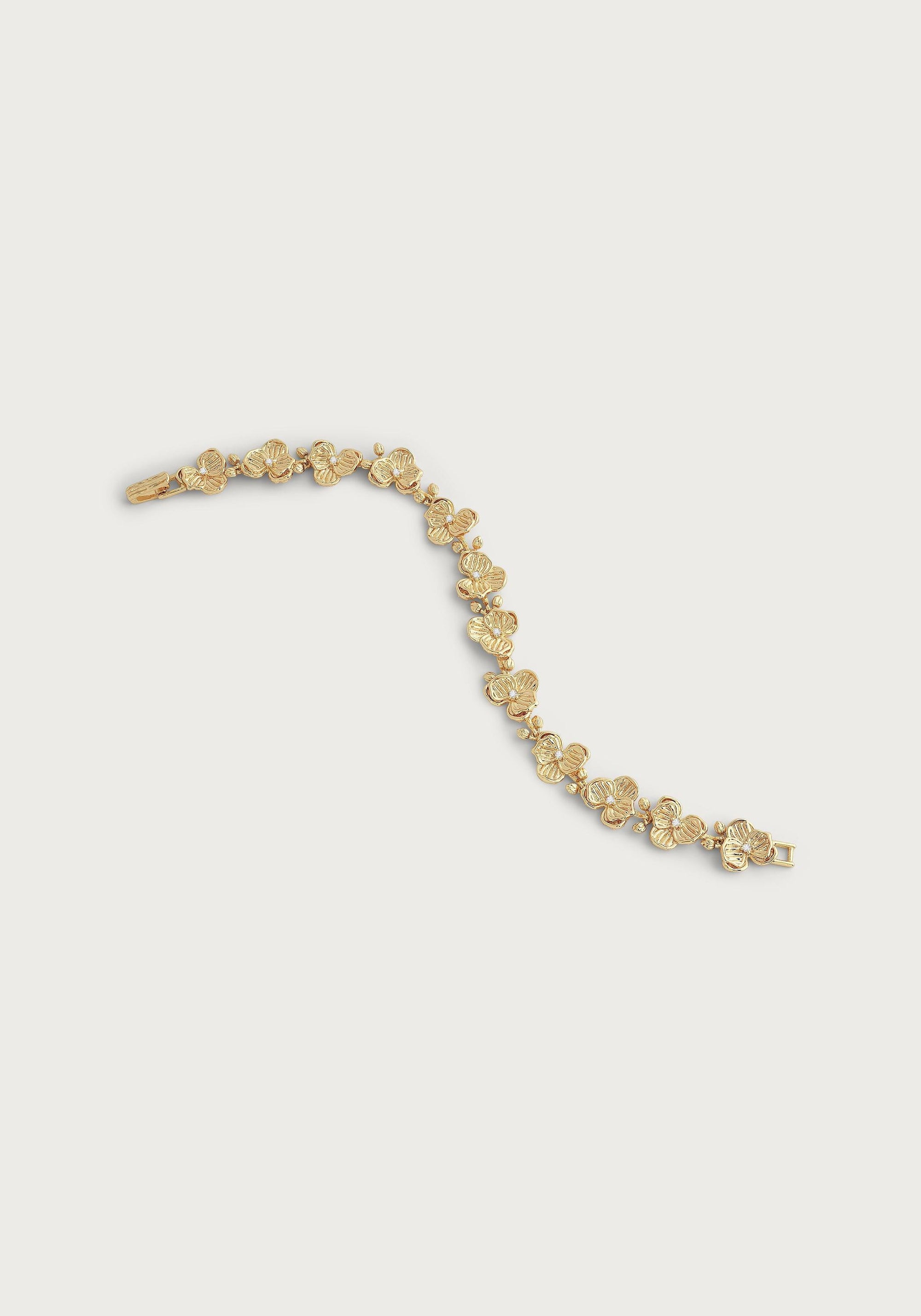 Orchid Link Bracelet - Anabel Aram