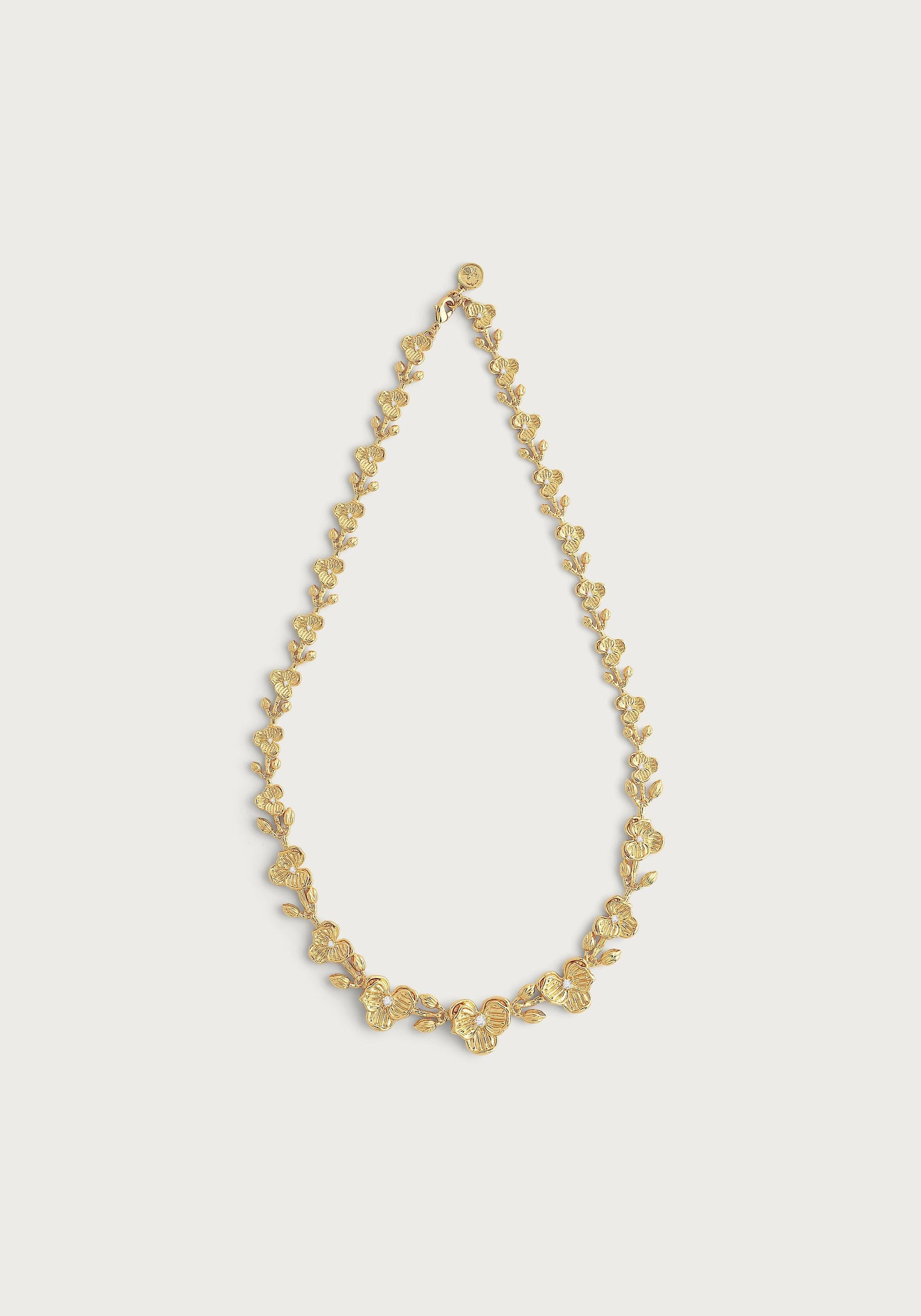 Orchid Link Necklace - Anabel Aram