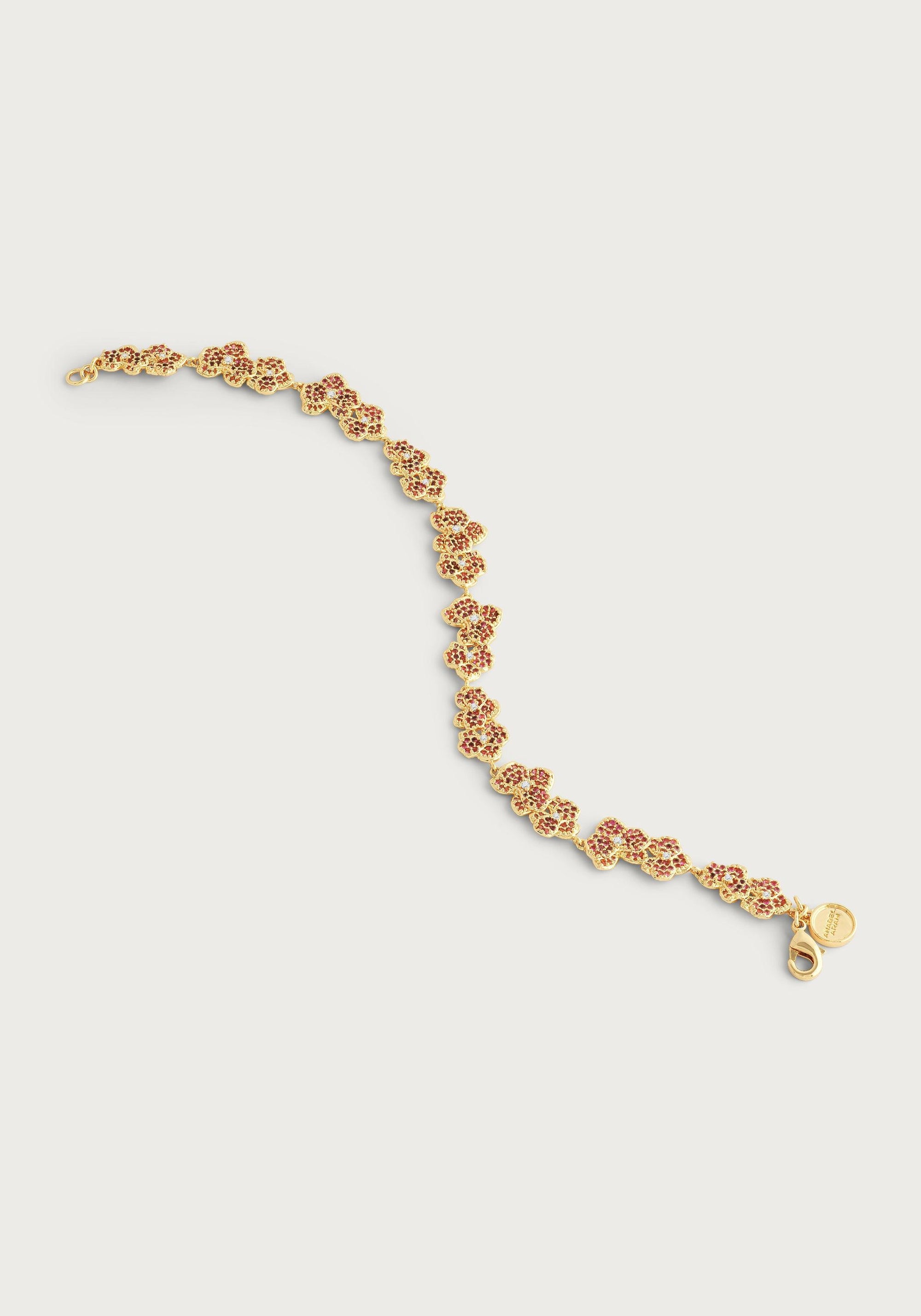Orchid Pave Tennis Bracelet - Anabel Aram