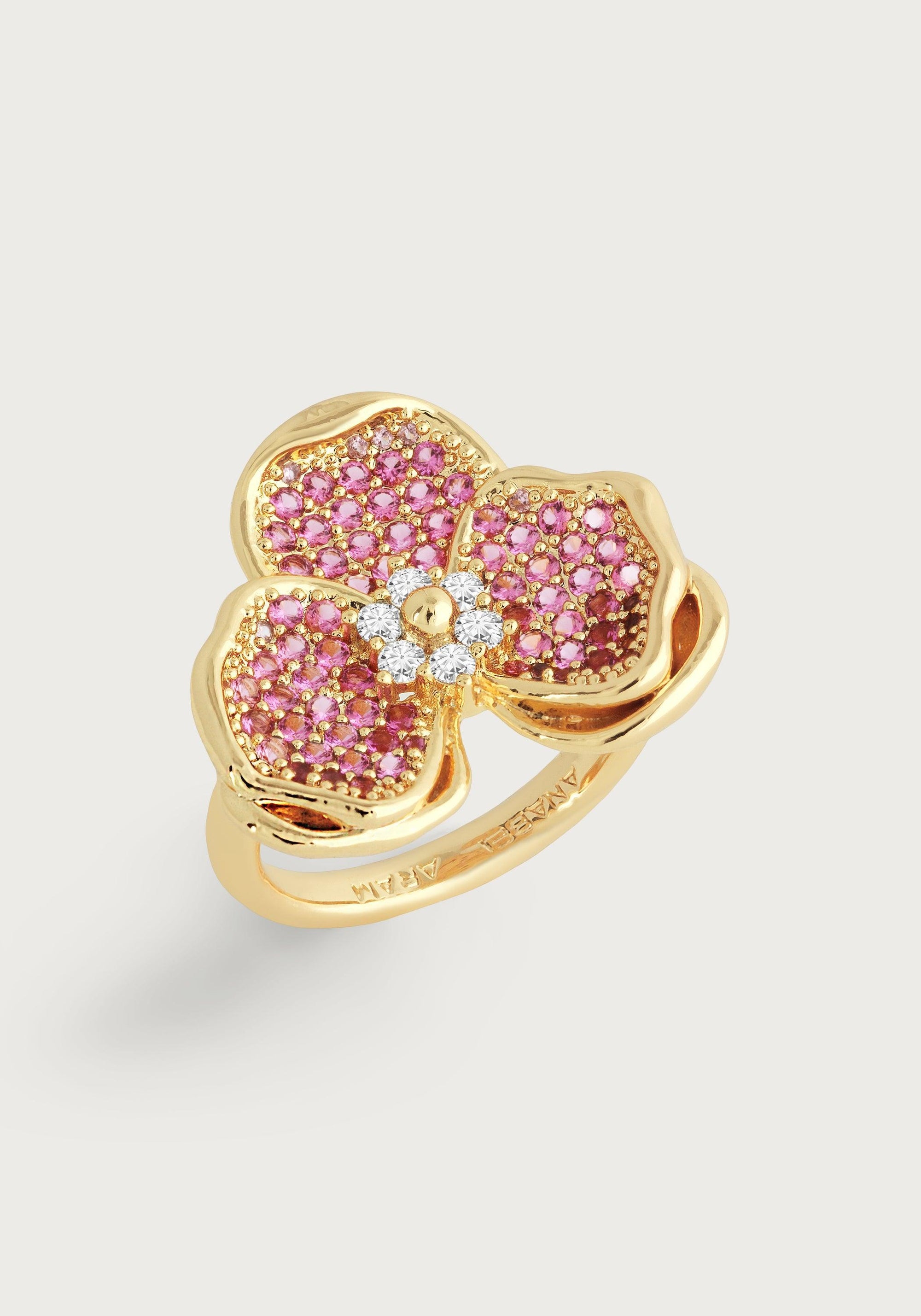Orchid Pave Ring - Anabel Aram