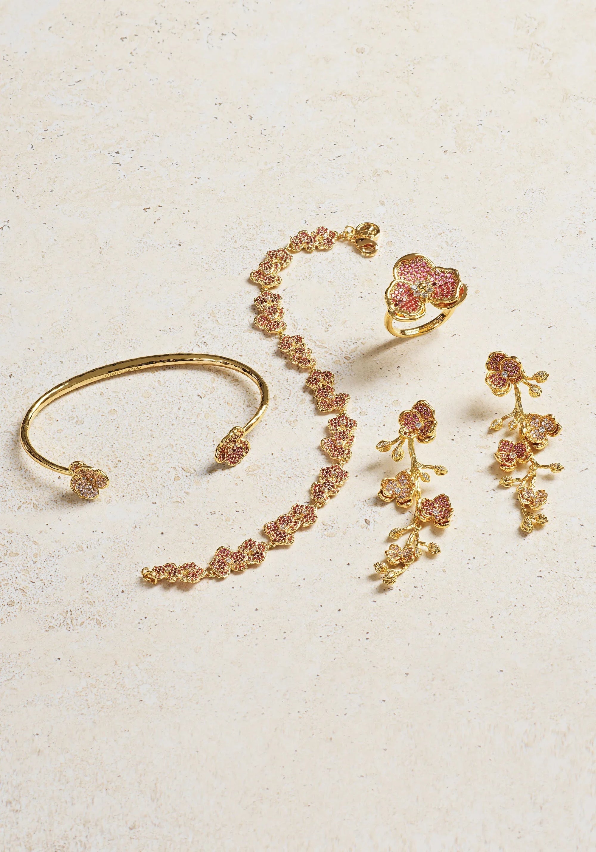 Orchid Pink Pavé Ring